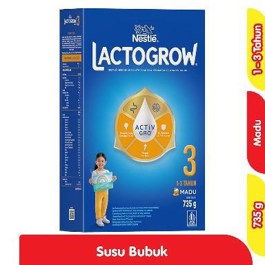 

BARU LACTOGROW 3 MADU 750 GR BOX