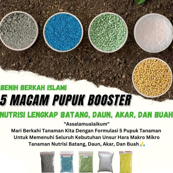 

Terlaris Paket 5 Pupuk Booster Pelebat Buah Daun Dan Akar Formulasi Npk Kompositum Sultan