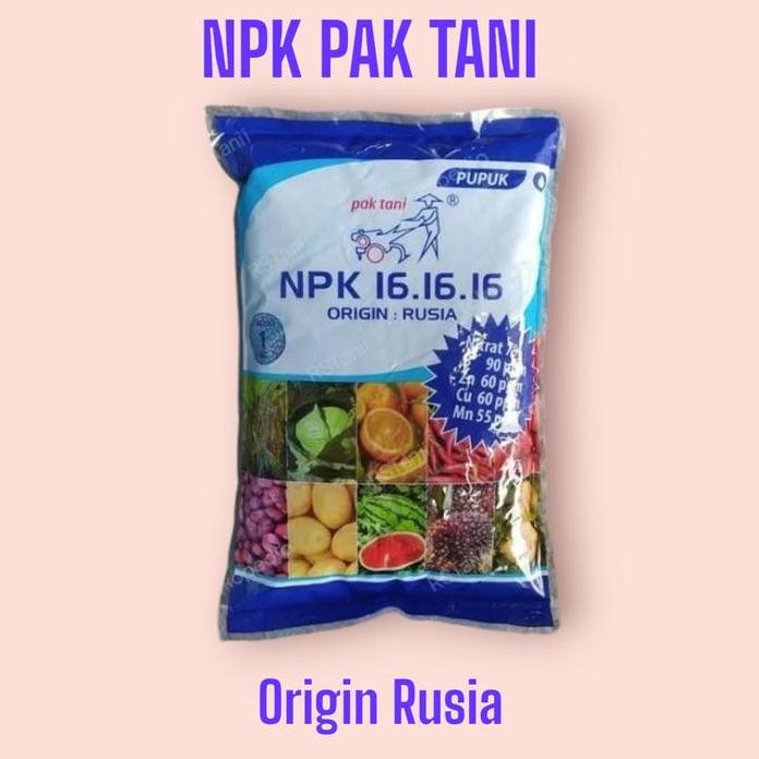 

Terlaris Pupuk Npk Pak Tani Origin Rusia Kemasan Pabrik 1 Kg