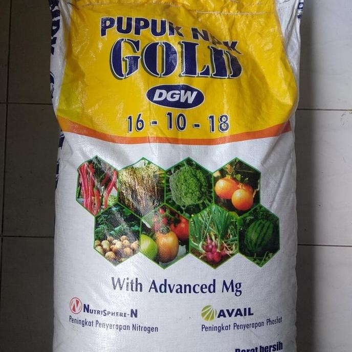 

Terlaris Pupuk Npk Gold 16-10-18 ( Dgw )