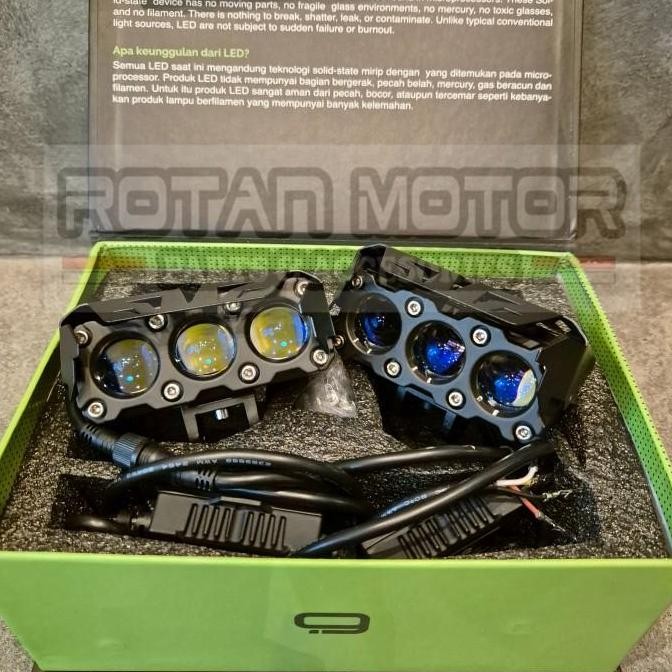 TERBARU - Mini Projie Luminos Q9 Pro Triple Lens Blue Lens Q9 PRO / LUMINOS Q9 PRO LASER LED / MINI 