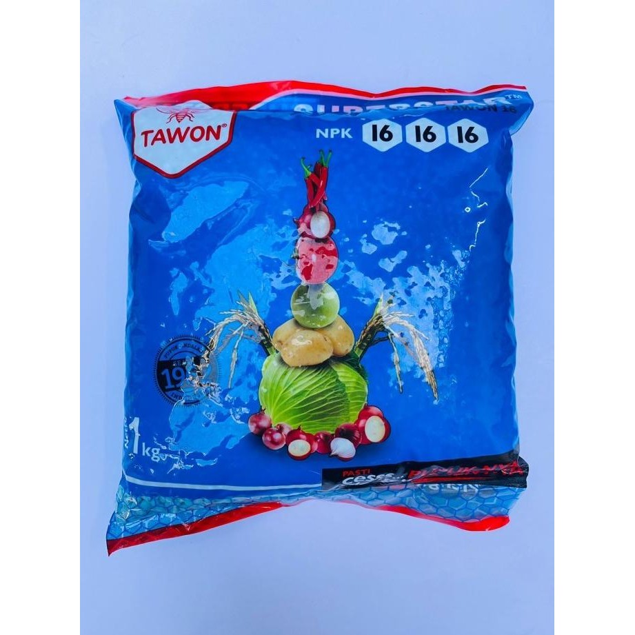 

Terlaris Pupuk Npk 16 16 16 Superstar Tawon 16 1Kg