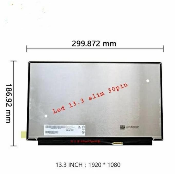Led Lcd 13.3 Untuk Asus Zenbook 13 Ux331 Ux331U Ux331Un Ux331Ua Ux331U