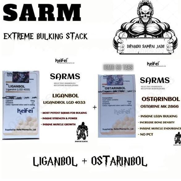 Promo Super Bulking Stack Sarm Sarms Ligandrol Ostarine Keifei Ready