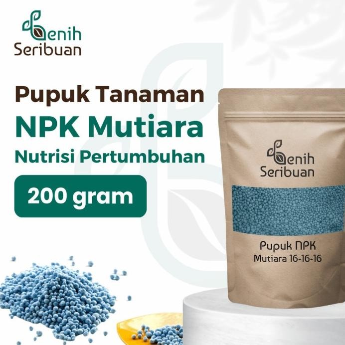

Terlaris Pupuk Npk Mutiara 161616 200Gr Cap Tawon