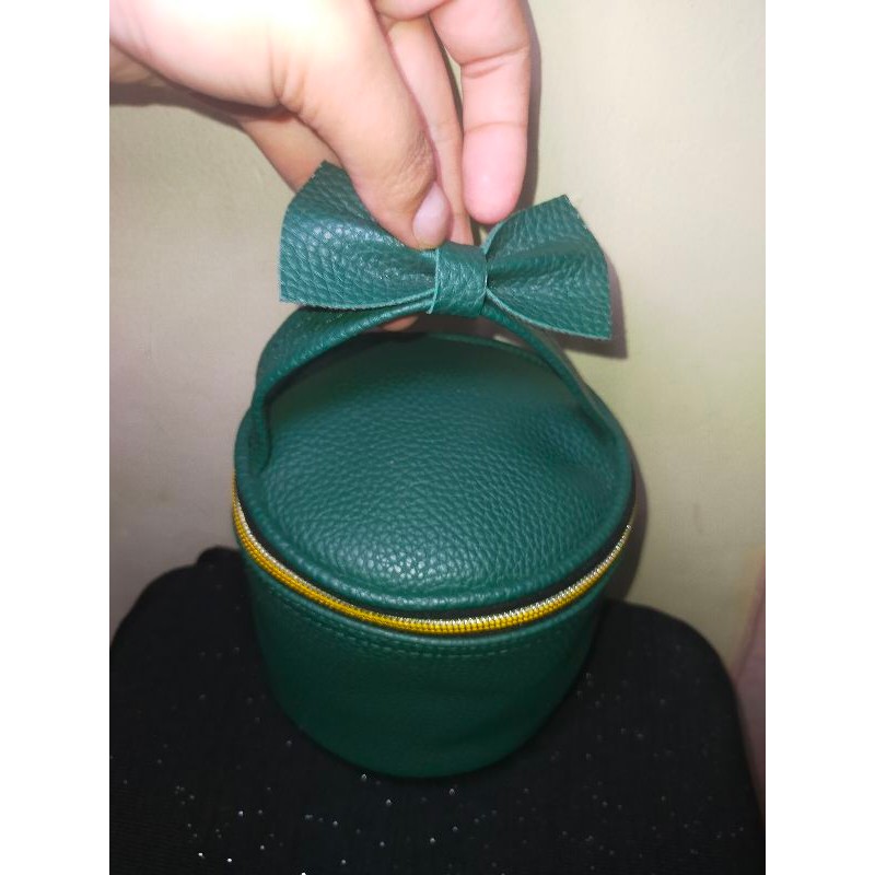 tas makeup aslii Garut bahan kulit jeruk