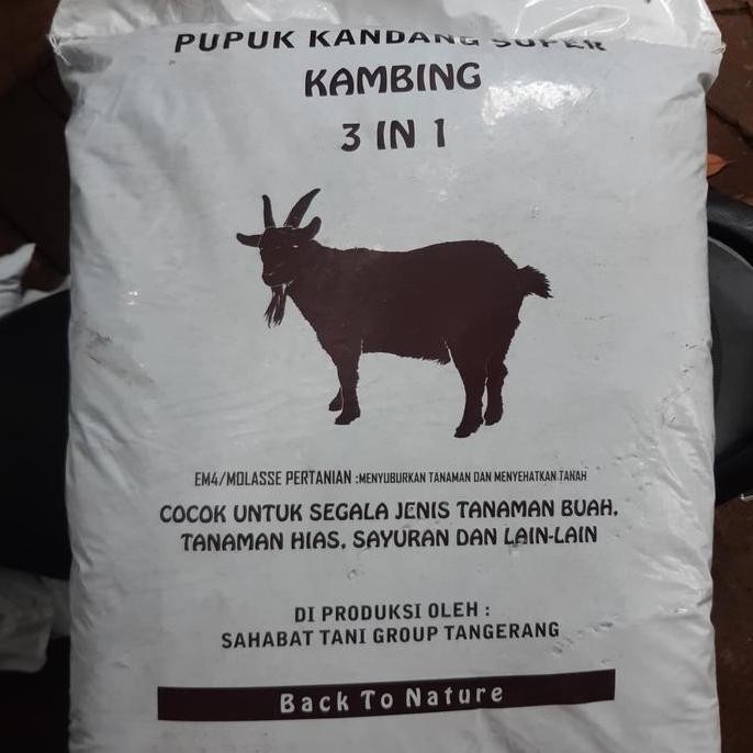 

Terlaris Pupuk Kandang Halus (Kambing) 10Kg (Jne,Cargo,Dll)