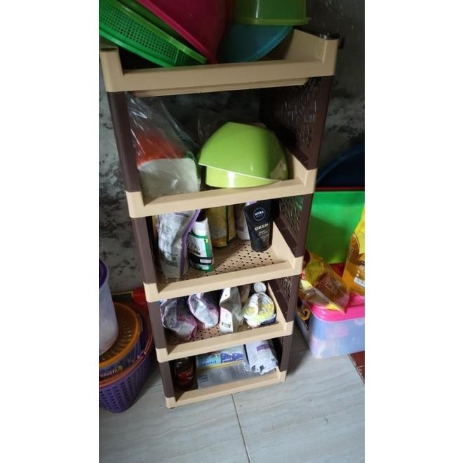 RAK PLASTIK RAK SERBAGUNA YOYO SUSUN 5