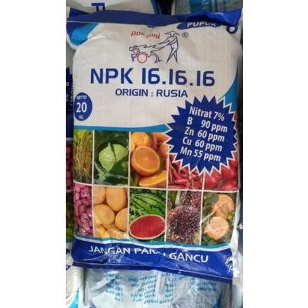 

Terlaris Pupuk Npk 16-16-16 Biru Isi 20Kg Dari Pak Tani