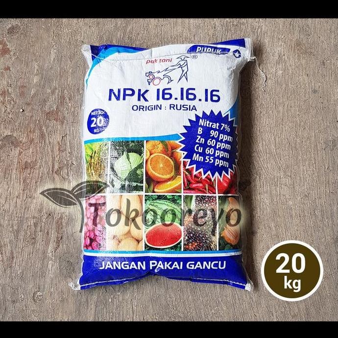 

Terlaris Pupuk Pak Tani Npk 16 16 16 Isi 20 Kg Kemasan Pabrik Via Cargo