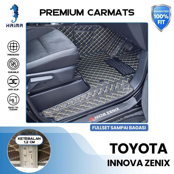 Haima Karpet Mobil Toyota Innova Zenix Fullset Bagasi