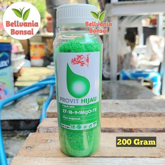 

Terlaris Pupuk Meroke Provit Hijau Kemasan Repack 200 Gram Npk Daun