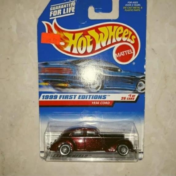 hotwheels 1936 cord merah