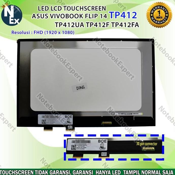 Led Lcd Touchscreen Asus Vivobook Flip 14 Tp412 Tp412Ua Tp412F Tp412Fa