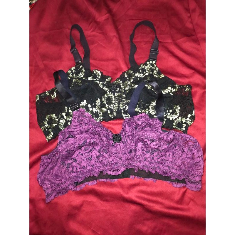 take all 2 Bra brukat Tampa kawat dan busa size 42