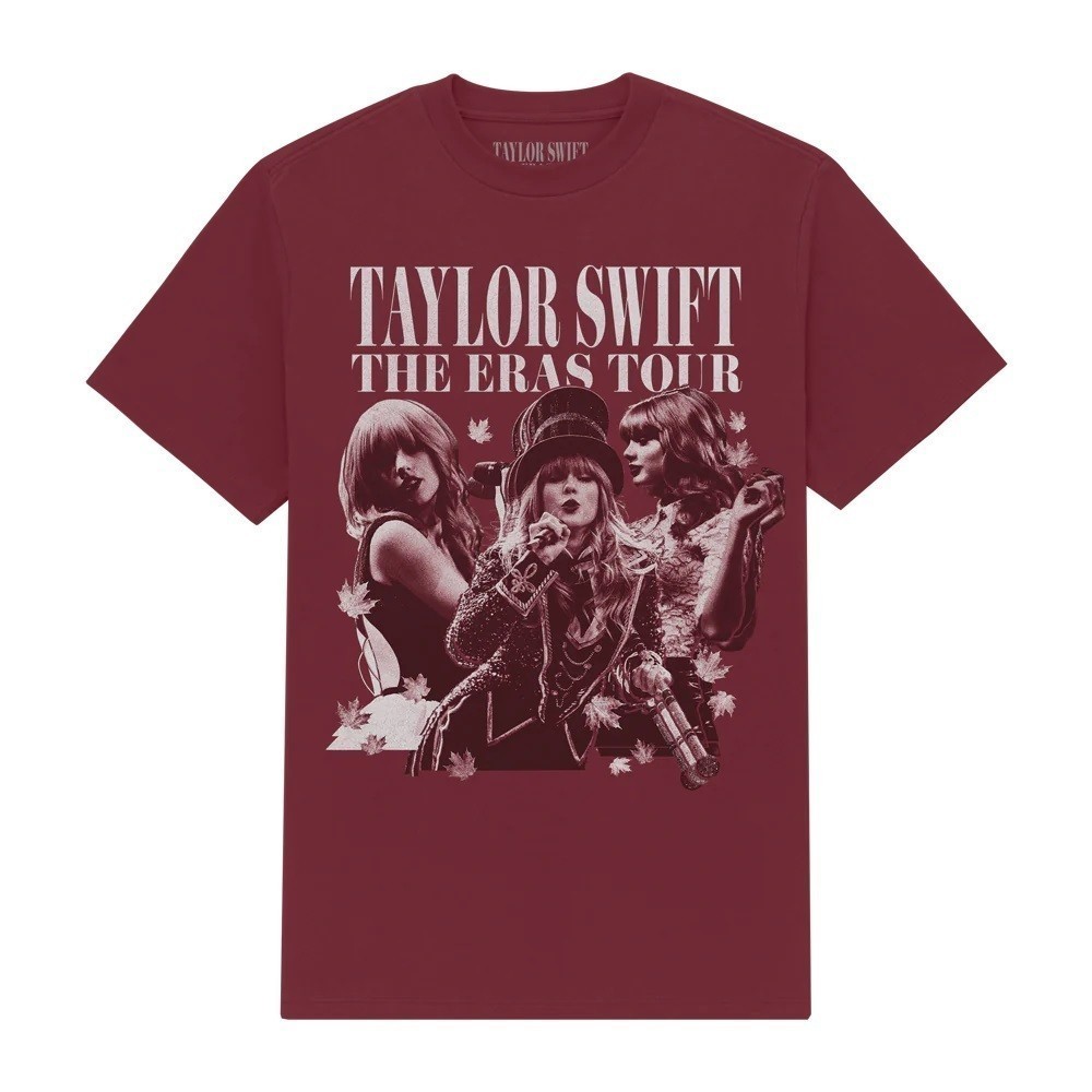 Baju Kaos TAYLOR SWIFT MERCH THE ERAS TOUR RED (TAYLOR'S VERSION) ALBUMT-Shirt Premium Cotton Combed