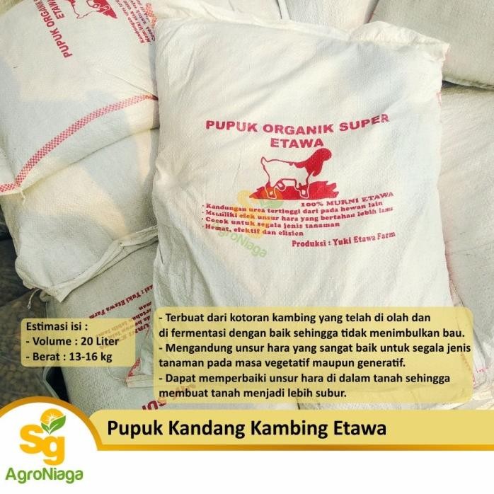 

Terlaris Pupuk Kandang Kompos Kambing Etawa Fermentasi Organik Halus