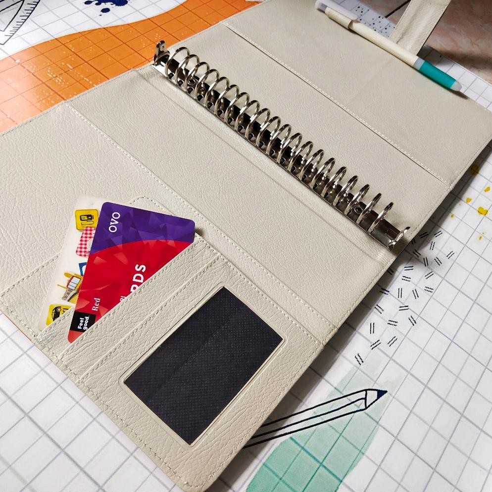 

Ready Binder Aesthetic Motif Make Today Ukuran A5 20Ring Dan B5 26Ring Bahan Kulit Sintetis Glossy