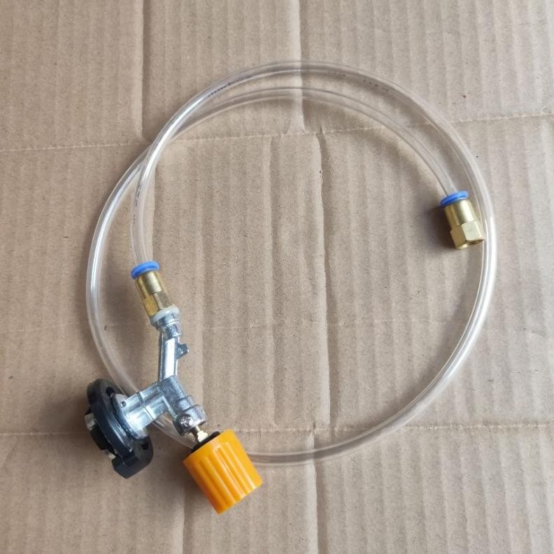 Selang alat refill gas kaleng selang konektor refill gas kemping portable