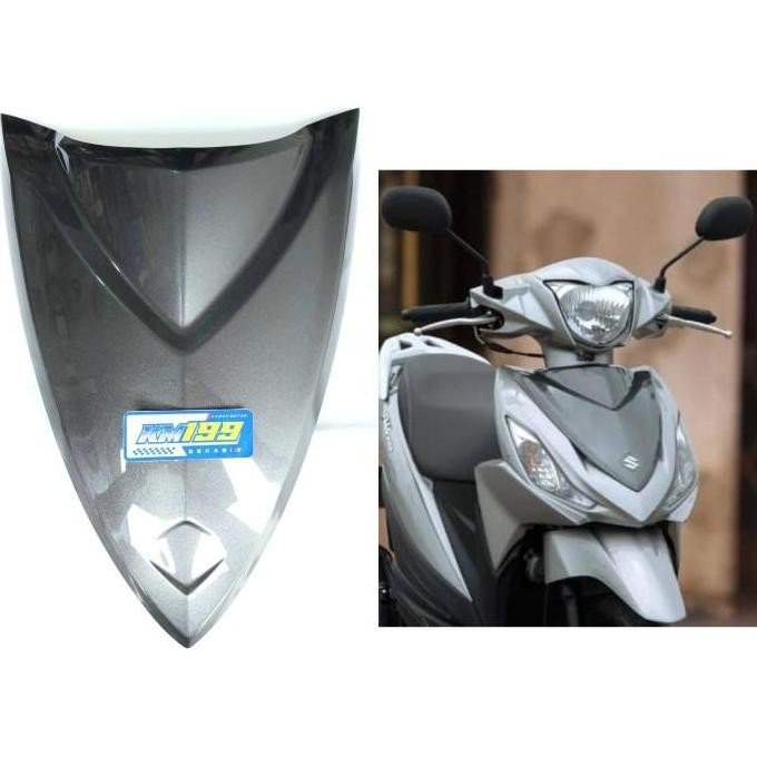 Body Cover Tameng Dasi Depan Suzuki Address Versi Ekspor Grey Original murah
