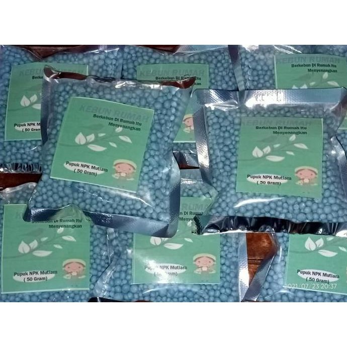 

Terlaris Pupuk Npk Mutiara- 50 Gram- Nutrisi Tanaman