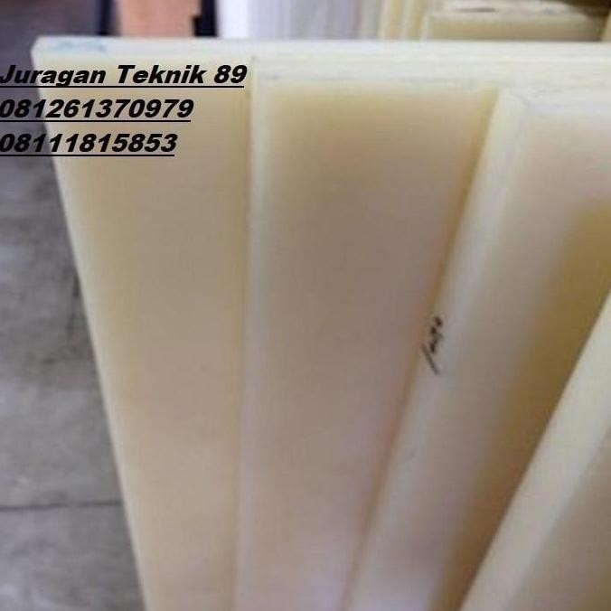 

TERMURAH - cast nylon sheet PA6 G/ hard nylon lembaran MURAH BENAR 12mm 20x30cm