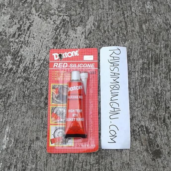 Promo lem kaca Red Silicone Dextone lem besi lem kayu lem keramik dextone COD