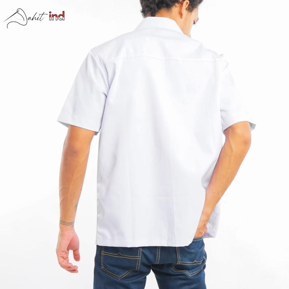 Baju Pdh Kemeja Lengan Pendek Seragam Kerja Pns Formal Pdl Lapangan Hem Safari Putih