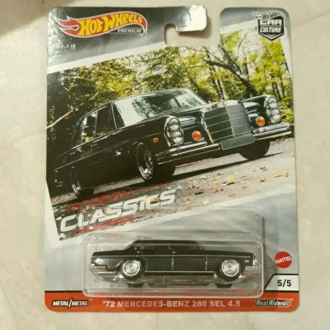 hotwheels mercedes benz 280 sel 4.5 modern classics