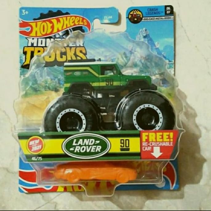 hotwheels monster trucks land rover 90 defender