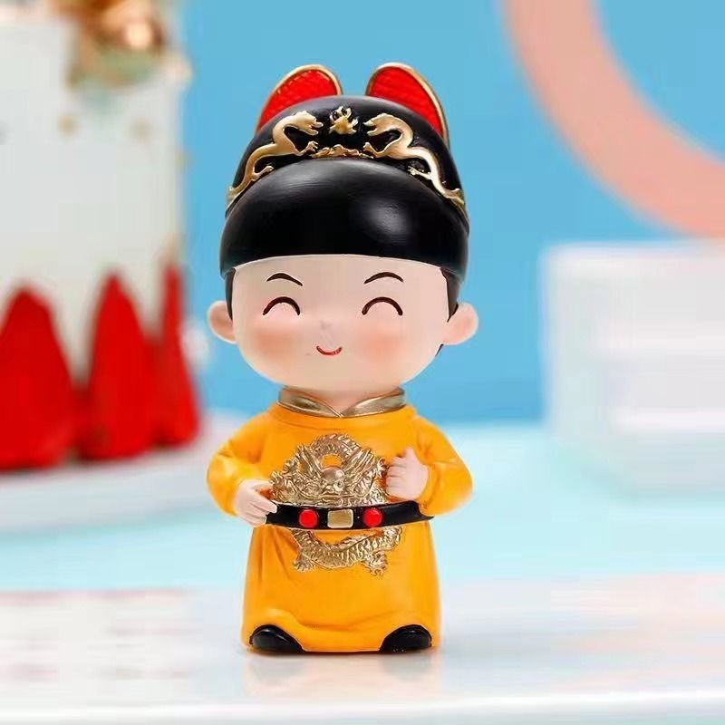 Guochao Good Emperor Toy Chinese Style Figurine Old