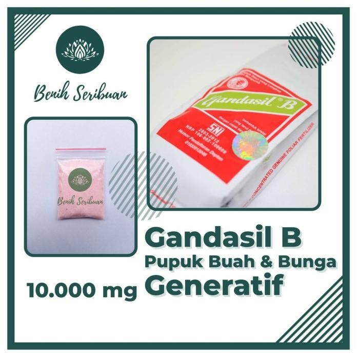 

Terlaris Gandasil B Pupuk Buah & Bunga Npk Majemuk Generatif Nutrisi