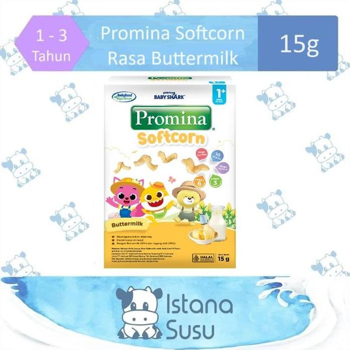 

Terlaris Promina Softcorn Snack Puff Jagung Rasa Buttermilk / Strawberry Yogurt 15G