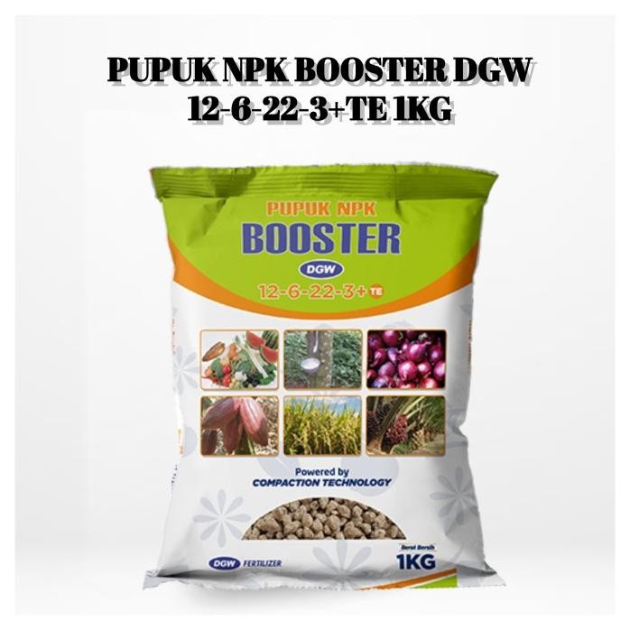 

Terlaris Pupuk Npk 12-6-22-3+Te Booster Premium Dgw 1Kg 1 Kg Tanaman Bunga Buah