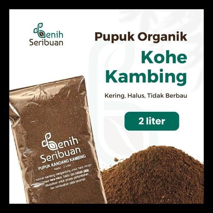 

Terlaris Pupuk Kandang Media Tanam Organik Kohe Kambing 2 Liter Murni