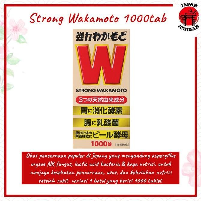 TERBARU - Strong Wakamoto 1000 pill Original Japan (Asli 100% Jepang) TERMURAH