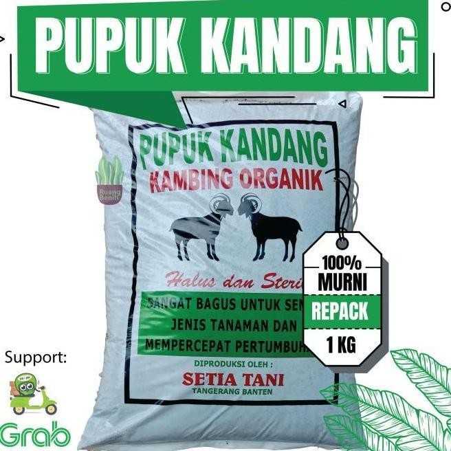 

Terlaris Nf_ Kohe Pupuk Kandang Kambing Repack Halus Siap Pakai 1Kg Pupuk Tanaman