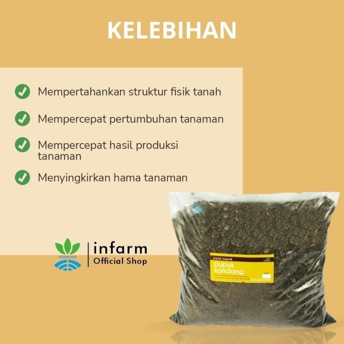 

Terlaris Infarm - Media Tanam Organik Pupuk Kandang 5 Liter