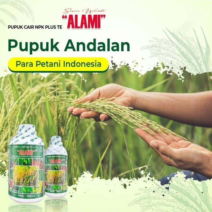 

Terlaris Pupuk Npk + Mineral Npk Plus Te "Alami 500Ml