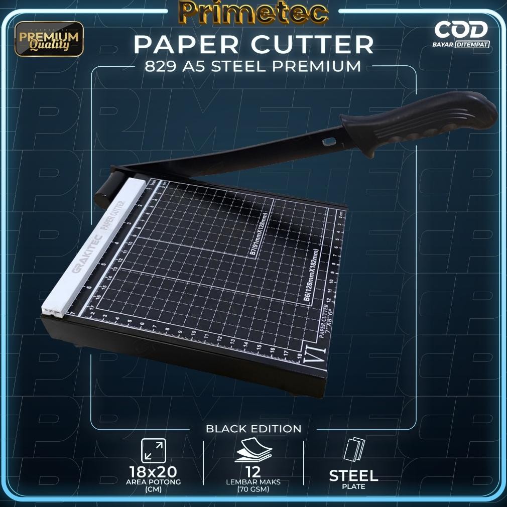 

NEW!!! NEW!!! Paper Cutter Mini A5 ( Alat Potong / Mesin Pemotong Kertas HVS, Sticker, Dos, PVC ID Card, Yellow Board, Art Paper, Vinyl. Bontax Camel, Kertas Photo