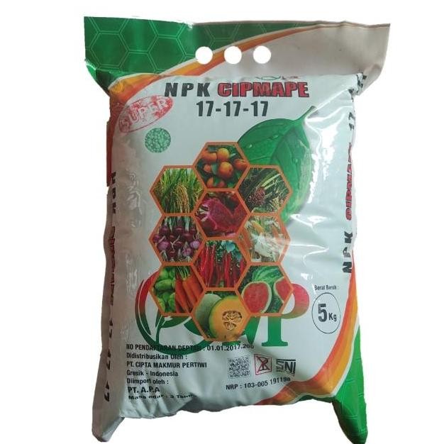 

Terlaris Npk Cipmape 17-17-17 - 5 Kg