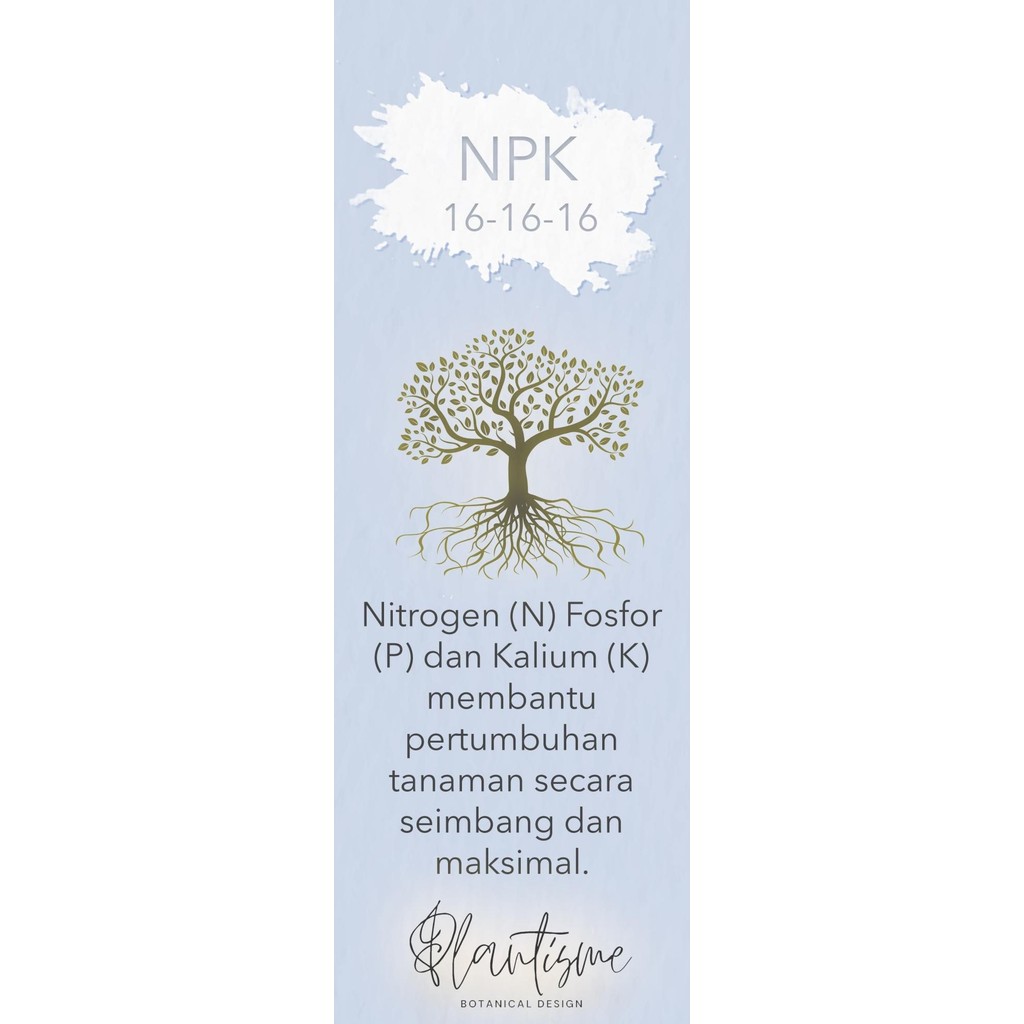 

Terlaris Pupuk - Npk 16-16-16 Penyubur Tanaman Hias Daun Bunga Buah Tambulapot