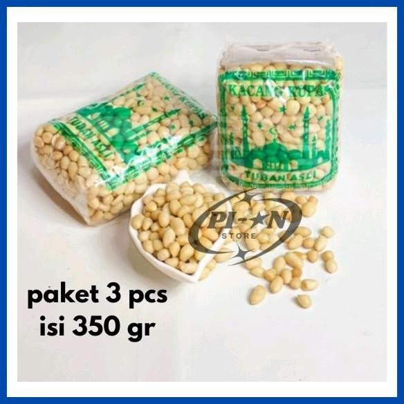 

Terlaris Paket Hemat 3 Bungkus Kacang Tuban Asli Berat Perbungkus 350Gr Wijen