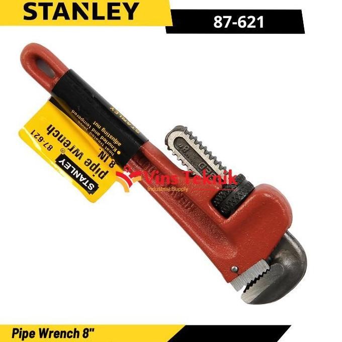 Terjangkau Stanley 87-621 Kunci Pipa 8" Pipe Wrench 168Mm