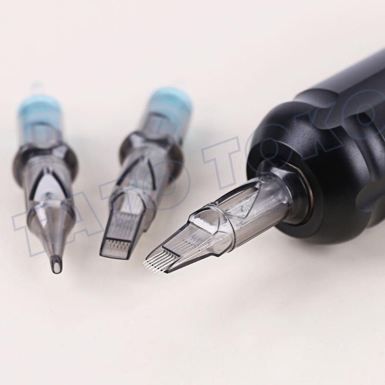 HJK 20pcs Jarum Tato One-Piece Tattoo Needle, Jarum Microblading, Jarum Cartridge Tato, Blackbird Ge