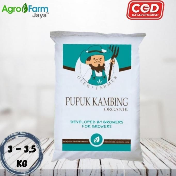 

Terlaris Khusus Gosend Pupuk Organik Kandang Kambing Halus (Geek Farmer)