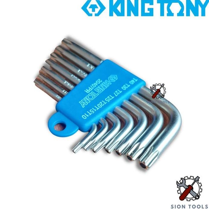 Miliki King Tony Kunci L Bintang Set (Standard Type) 7 Pcs / Star L Wrench