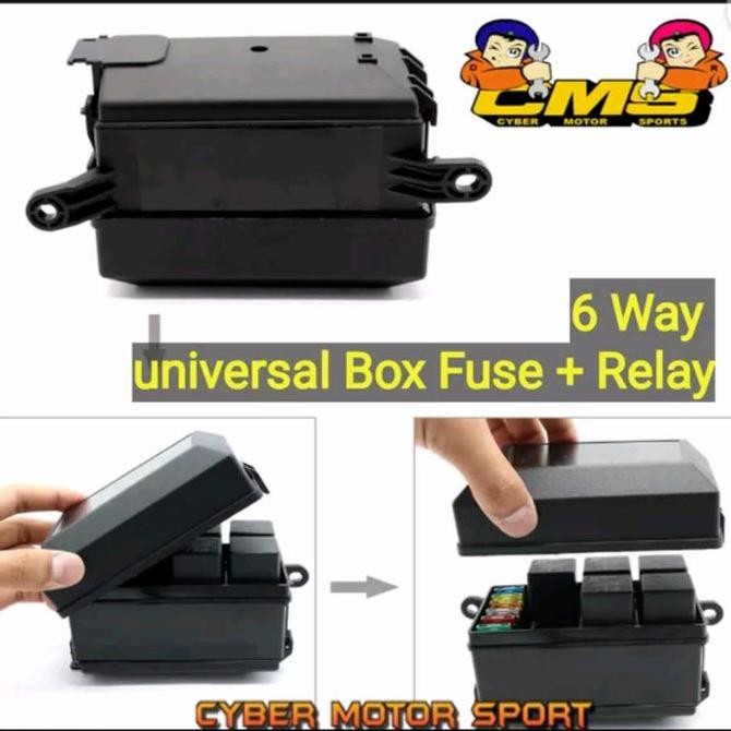 New Universal Box sekring relay mobil. paket fuse relay box. fusebox