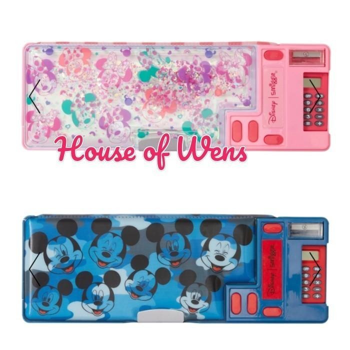 

Smiggle Minnie & Mickey Mouse Pop Out Pencil Case Original