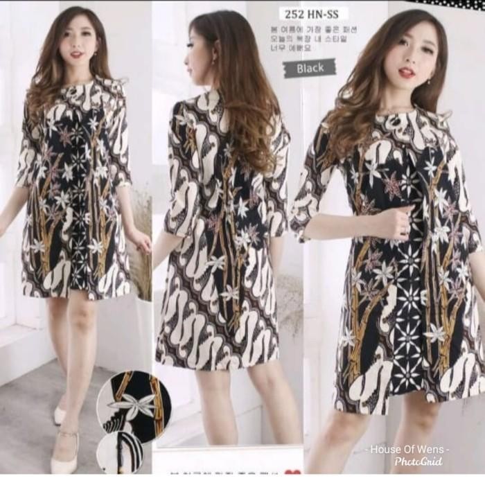 Dress Batik Luwen - Baju Batik Luwen - Terusan Batik - Type 7